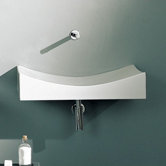 Tsunami 70 Above Counter Bathroom Sink in White