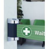 Tensabarrier Wall Mount with 30' Belt and Wall Receiver