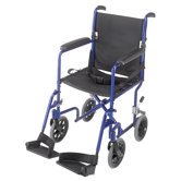 19" Ultra Lightweight Aluminum Transport Chair