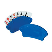 Fan Table Playing Card Holder in Blue