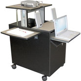 5-Shelf Presentation Station with Cabinet