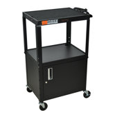AV Cart with Cabinet