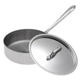 Stainless Saut&eacute; Pan with Lid