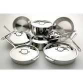 3-Ply Stainless Steel 14-Piece Cookware Set