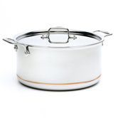 Copper-Core Stock Pot with Lid