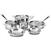 3-Ply Stainless Steel 10-Piece Cookware Set