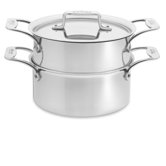 d5 Stainless Brushed 3 Quart Casserole with Steamer