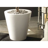 Foc Cono Lacquered Round Flower Pot Planter