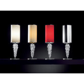 Subzero Table Lamp with Chrome Glass