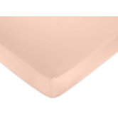 Annabel Collection Fitted Crib Sheet  - Peach