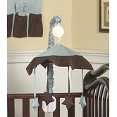 Hotel Blue and Brown Collection Musical Mobile