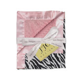 Zebra Pink Collection Baby Blanket