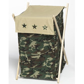 Green Camo Laundry Hamper