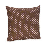Pink and Brown Toile Collection Decorative Pillow  - Dot Print
