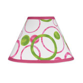 Pink and Green Mod Circles Lamp Shade