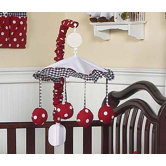 Polka Dot Ladybug Musical Mobile