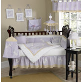 Purple Dragonfly Dreams Collection 9pc Crib Bedding Set