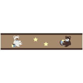 Teddy Bear Chocolate Wallpaper Border