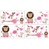 Jungle Friends Collection Wall Decal Stickers