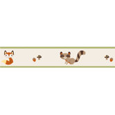 Forest Friends Collection Wall Paper Border