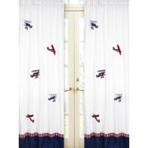 Vintage Aviator Set of 2 Window Panels
