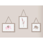 Elephant Pink Collection Wall Hangings