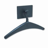 Magnetic Coat Hook with Heavy-Duty Hanger, Metal Hook, Black