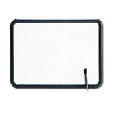 Contour Dry-Erase Board in White with Gray Frame 24" W x 18" D