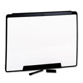 Motion Portable Dry-Erase Board in White with Black Frame 24" W x 18" H