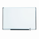 Total Erase Marker Board, 72 x 48, White, Gray Aluminum Frame