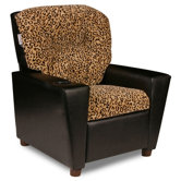 Kitty Cup Holder Kid's Recliner