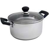 Easy Grip 24cm Casserole Pan in Stainless Steel