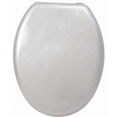 Silver MDF Toilet Seat