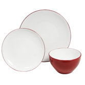 12 Piece Dinner Set in Rouge