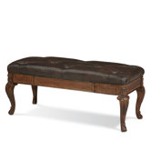Old World Wooden Storage Bench