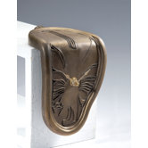 Melting Shelf Sitter Clock in Antique Bronze