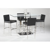 Cilla 5 Piece Counter Height Dining Set