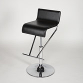 Adjustable Swivel Stool in Black