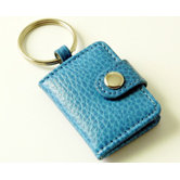 On the Go Pebble Grain Mini Photo Key Ring