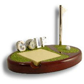 Mini Golfers Green in Mahogany