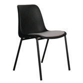 Stuhl "Back to Gym" in Schwarz / Grau