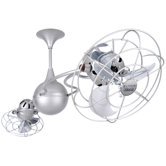 53" Italo Ventania 3 Metal Blade Outdoor Ceiling Fan