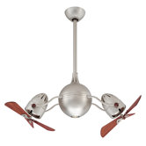Acqua Dual 3 Wooden Blade Rotational Ceiling Fan