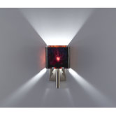 Dessy1/6 Single Pane Wall Sconce with Illuminated Art Glass