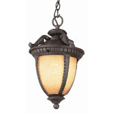 Exterior Hanging Lantern in Burnt Sienna
