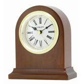 Arch Top Mantle Clock with Classic Roman Dial