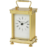 18cm Carriage Mantel Clock in Gold