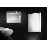 Curly Square Mirror Wall Lamp