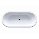 Klassikduo 67" x 29.5" Oval Bath Tub in White