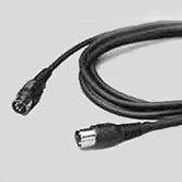 Straight Black Midi Cable